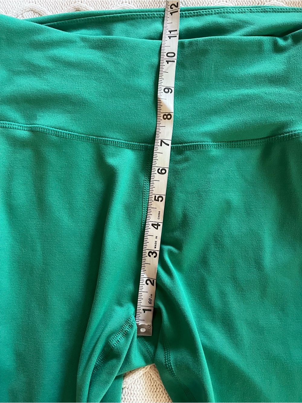 All in Motion hi-Rise Green 7/8 Leggings with Ankle Detail & UPF 50 Size XXL - Picture 7 of 13